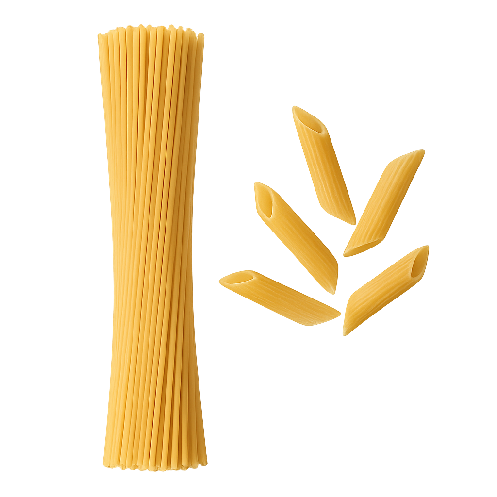 Your choice: spaghetti or penne