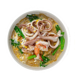 Fried Noodle in Gravy Sauce with Seafood