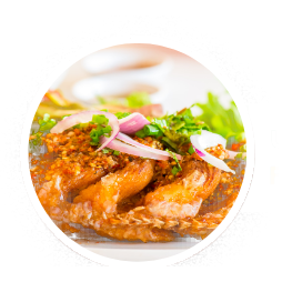 Fried Fish with Chili Sauce