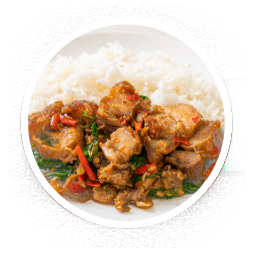 Stir-Fried Crispy Pork Belly with Holy Basil